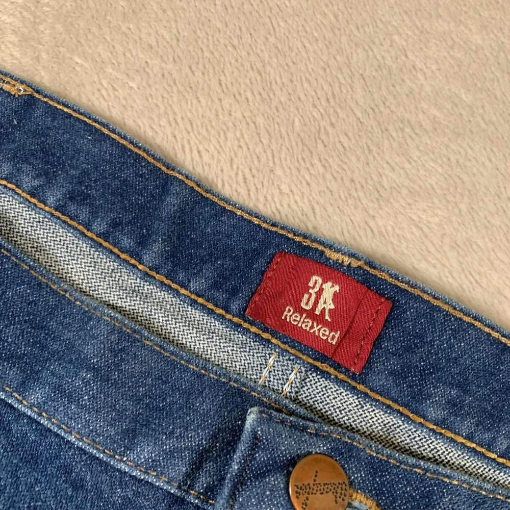 Wrangler Jeans Mens 42x34(42x31) Relaxed Blue Denim Classic Straight Leg‎ Pants